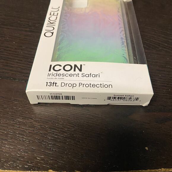 NEW! QUIKCELL ICON case for Samsung Galaxy A13 Iridescent Safari 13ft. drop pro - Picture 2 of 3